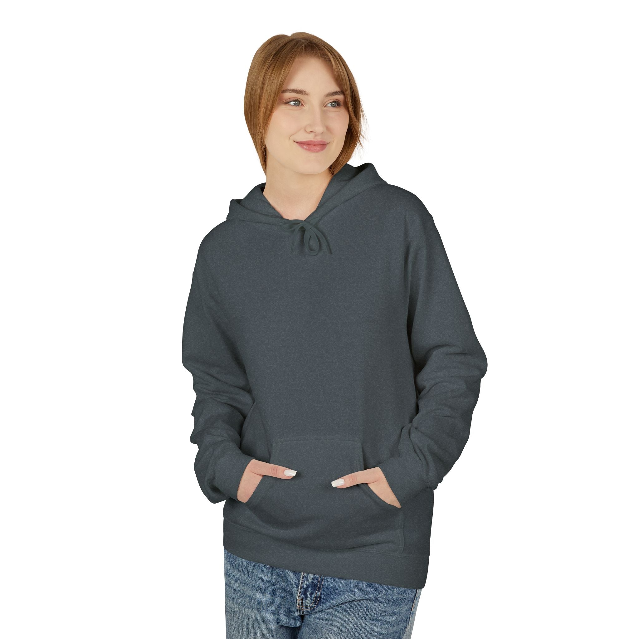 Born Lucky Fleece Hoodie - Unisex Midweight with Cherry Design
