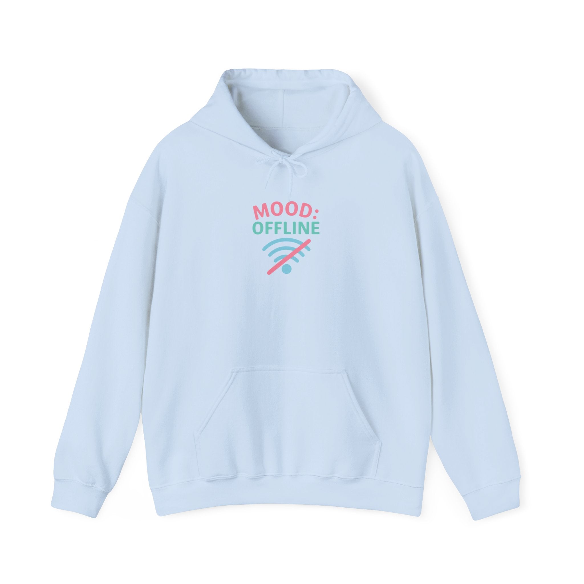 Mood Offline Sweatshirt, Cozy Unisex Hoodie for Relaxation, Gift for Tech Lovers, Perfect for Casual Days, Staycation Essentials
