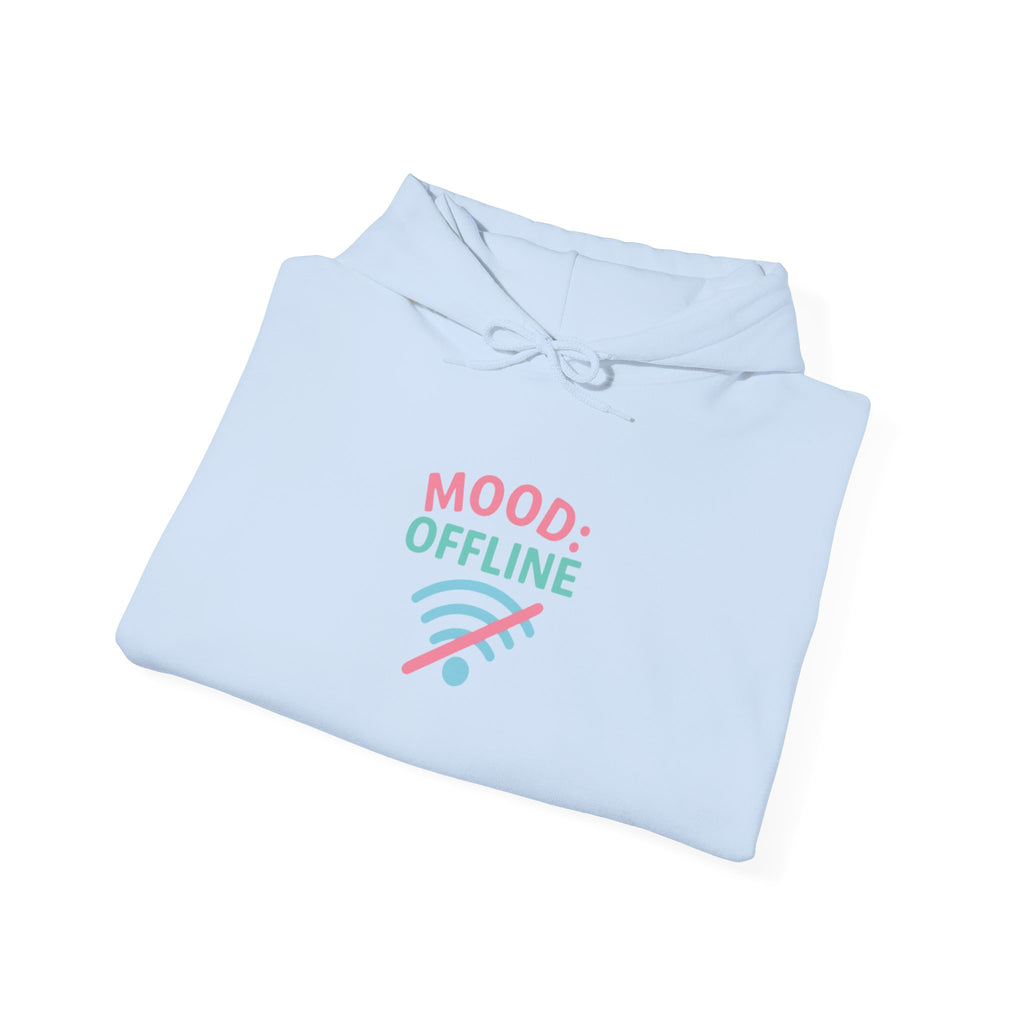 Mood Offline Sweatshirt, Cozy Unisex Hoodie for Relaxation, Gift for Tech Lovers, Perfect for Casual Days, Staycation Essentials