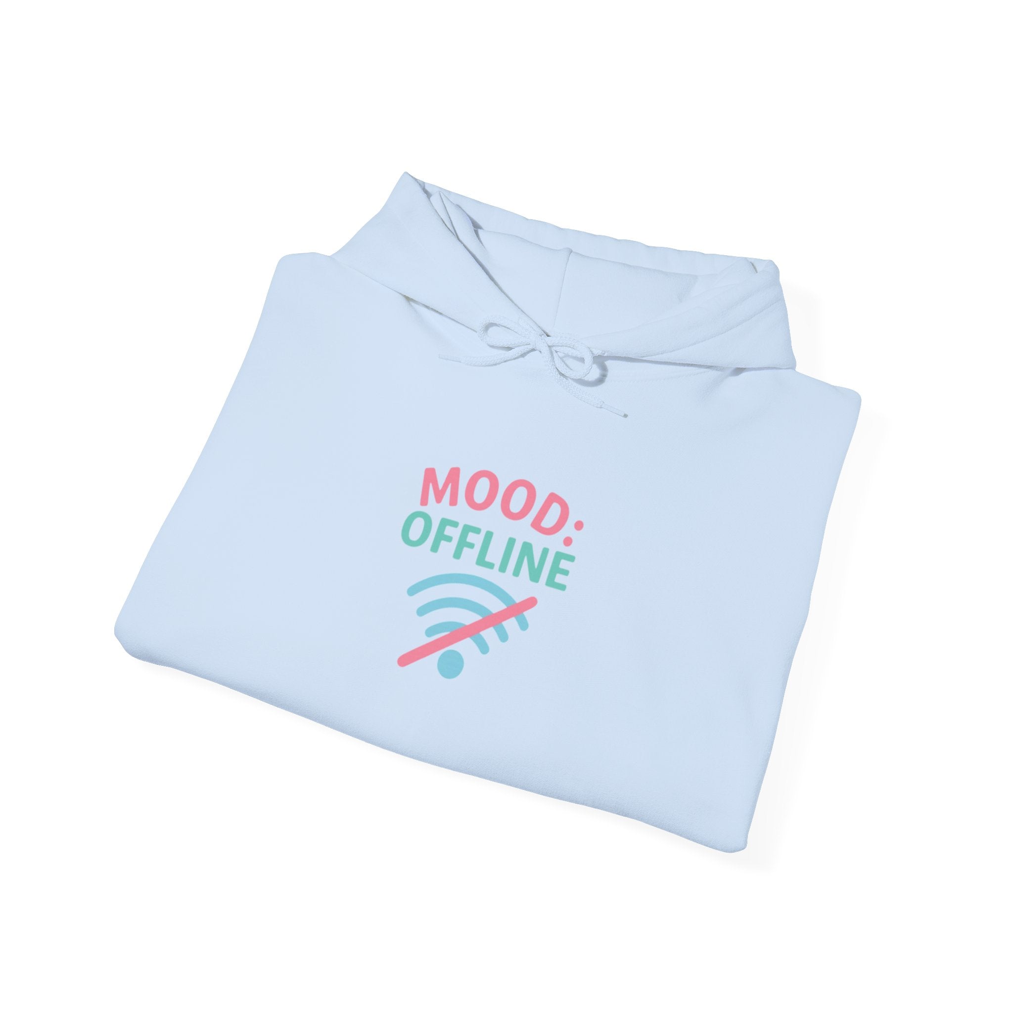 Mood Offline Sweatshirt, Cozy Unisex Hoodie for Relaxation, Gift for Tech Lovers, Perfect for Casual Days, Staycation Essentials