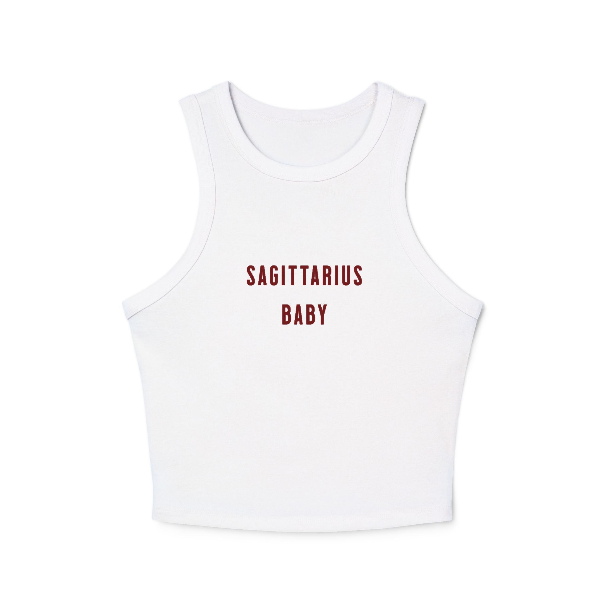 Sagittarius Baby Micro Rib Racer Tank Top