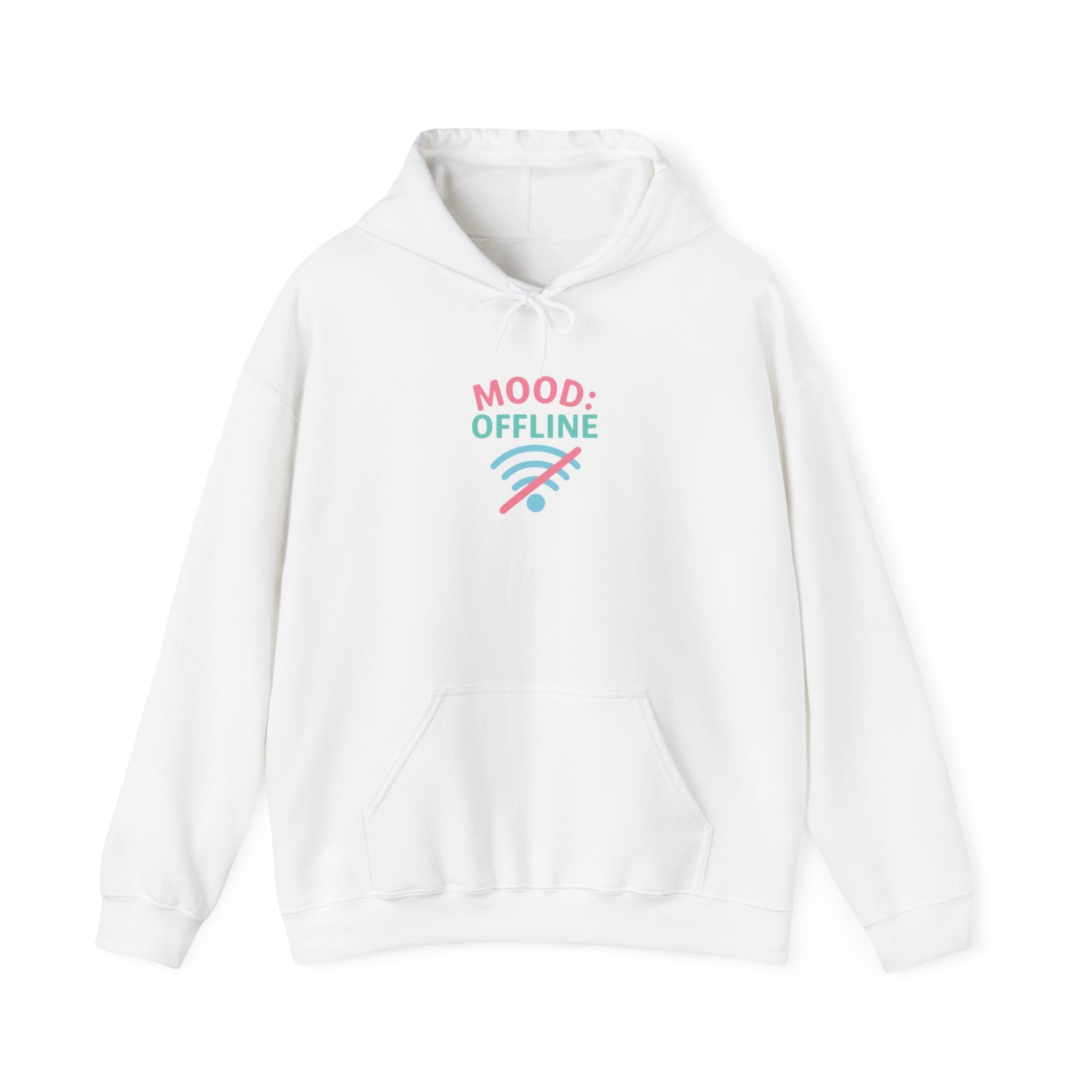 Mood Offline Sweatshirt, Cozy Unisex Hoodie for Relaxation, Gift for Tech Lovers, Perfect for Casual Days, Staycation Essentials