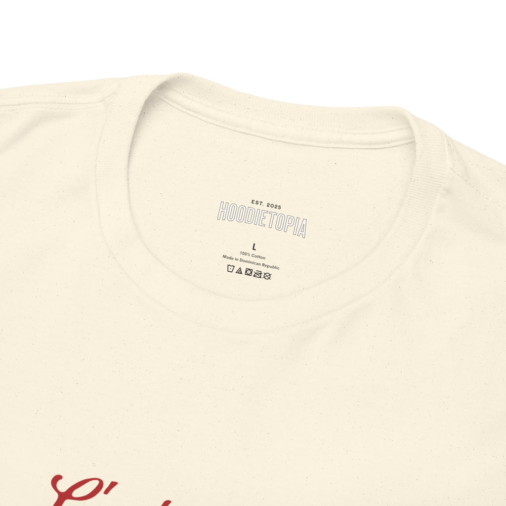 C'est La Vie Unisex Heavy Cotton Tee, Casual T-Shirt for Everyday Wear, Gift for Friends, Summer Essentials, Quote Tee, Trendy Streetwear