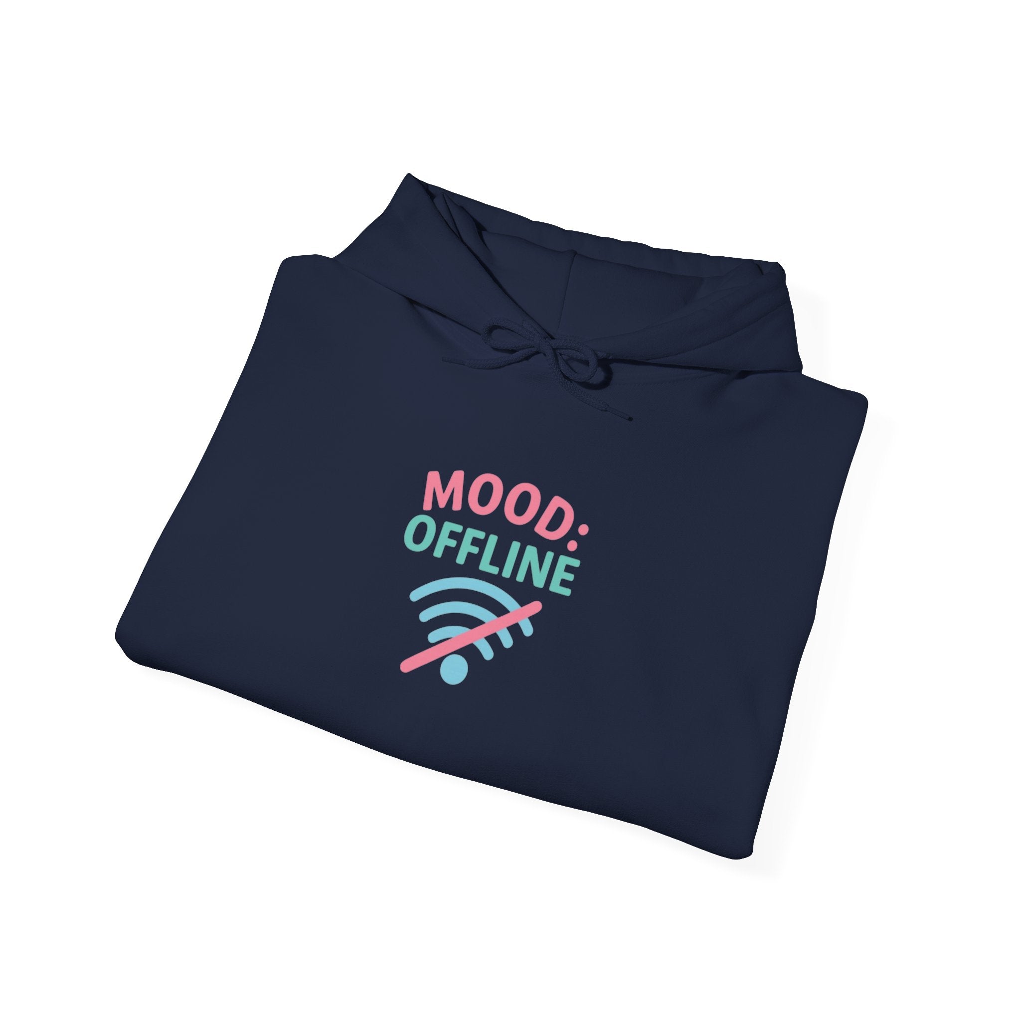 Mood Offline Sweatshirt, Cozy Unisex Hoodie for Relaxation, Gift for Tech Lovers, Perfect for Casual Days, Staycation Essentials