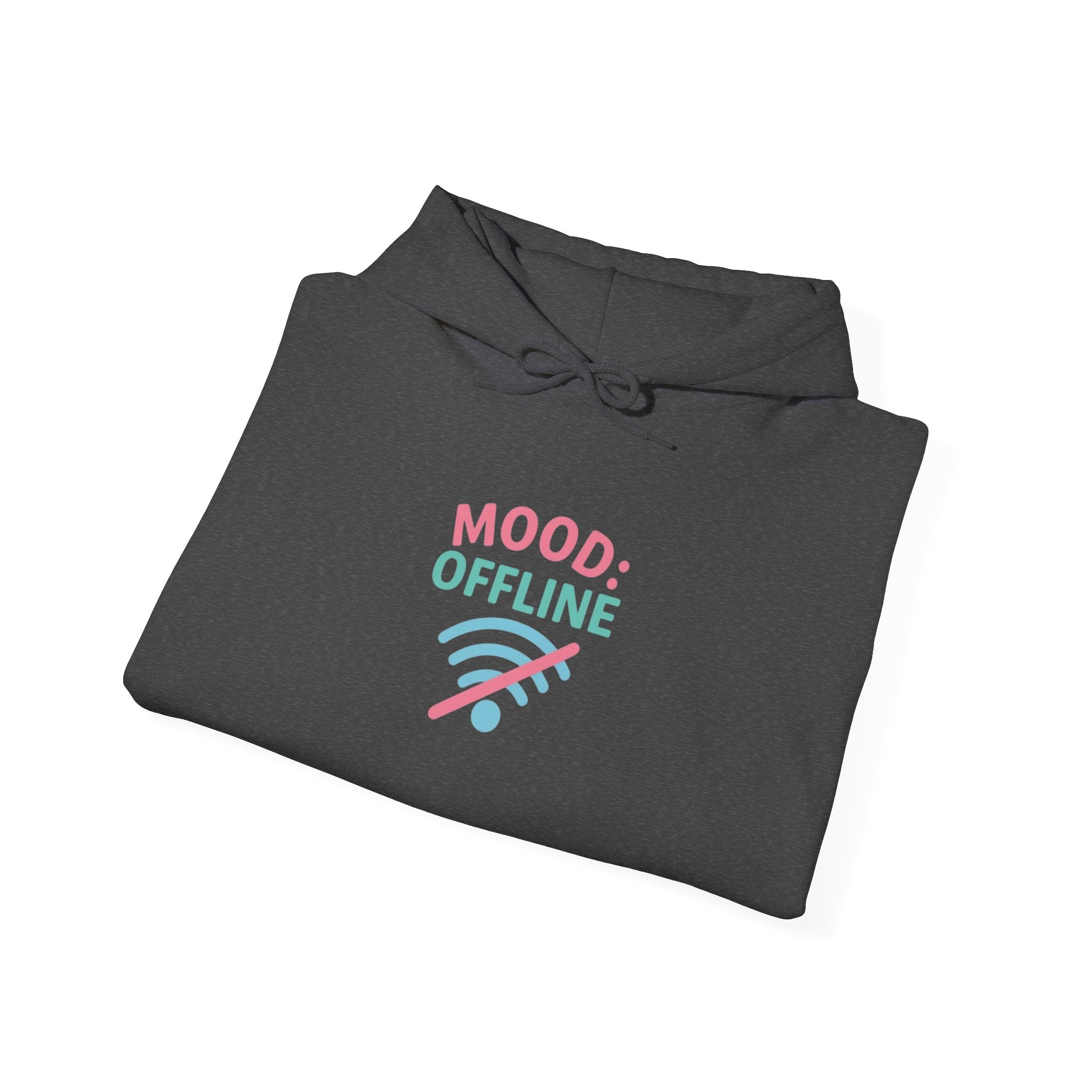 Mood Offline Sweatshirt, Cozy Unisex Hoodie for Relaxation, Gift for Tech Lovers, Perfect for Casual Days, Staycation Essentials
