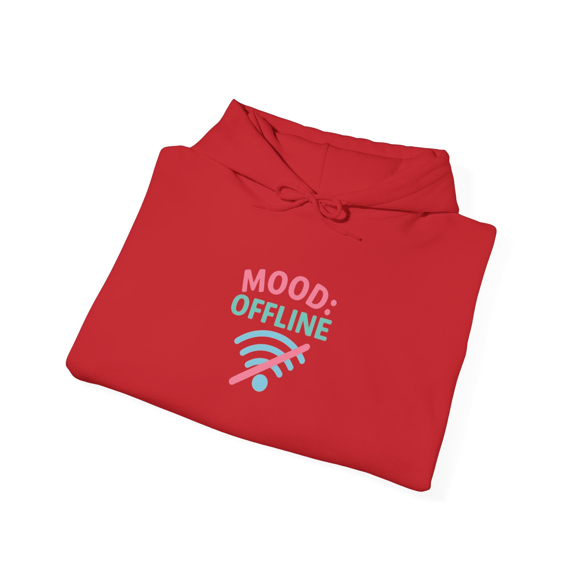 Mood Offline Sweatshirt, Cozy Unisex Hoodie for Relaxation, Gift for Tech Lovers, Perfect for Casual Days, Staycation Essentials