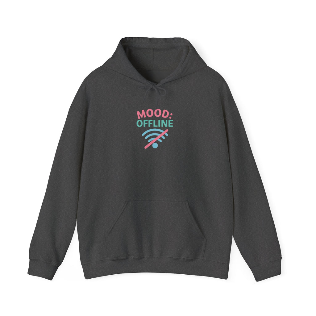 Mood Offline Sweatshirt, Cozy Unisex Hoodie for Relaxation, Gift for Tech Lovers, Perfect for Casual Days, Staycation Essentials