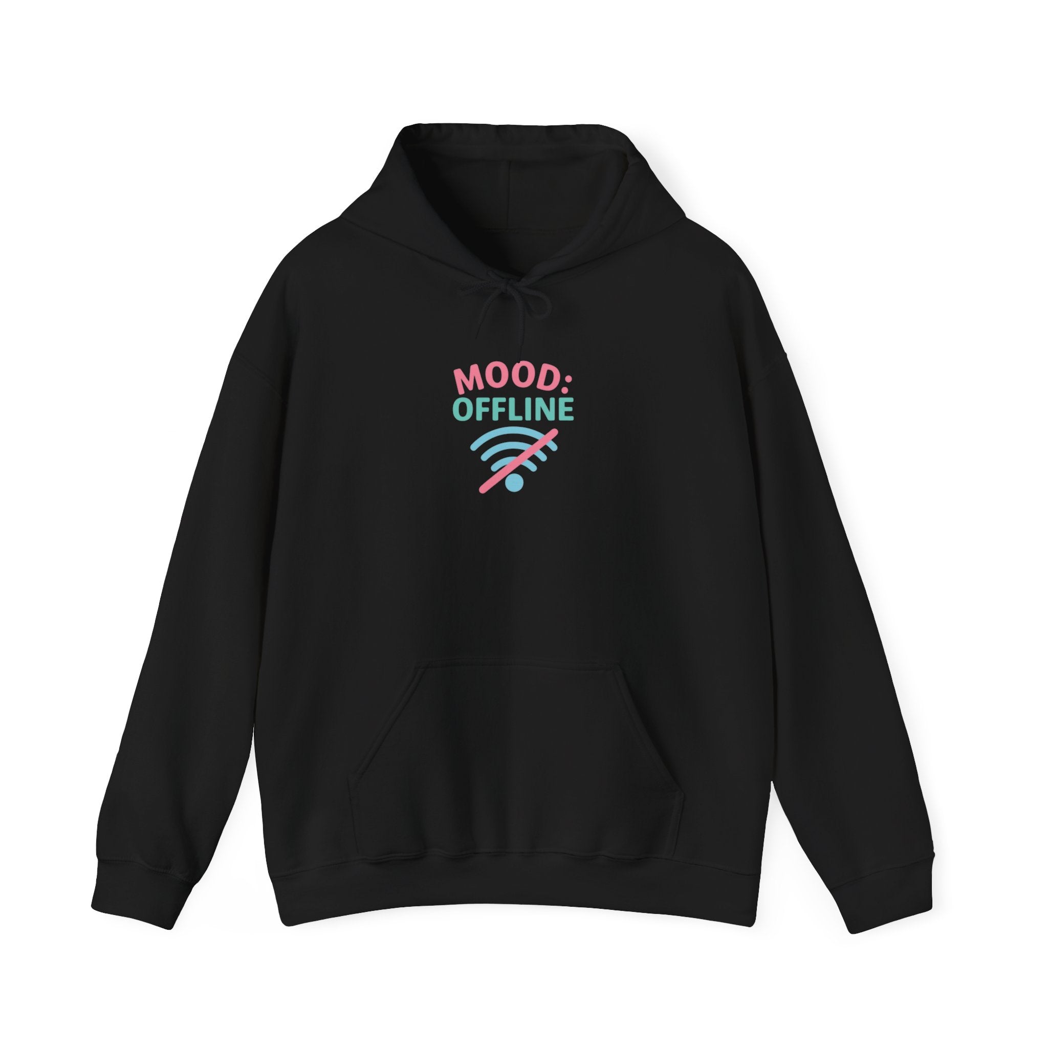 Mood Offline Sweatshirt, Cozy Unisex Hoodie for Relaxation, Gift for Tech Lovers, Perfect for Casual Days, Staycation Essentials